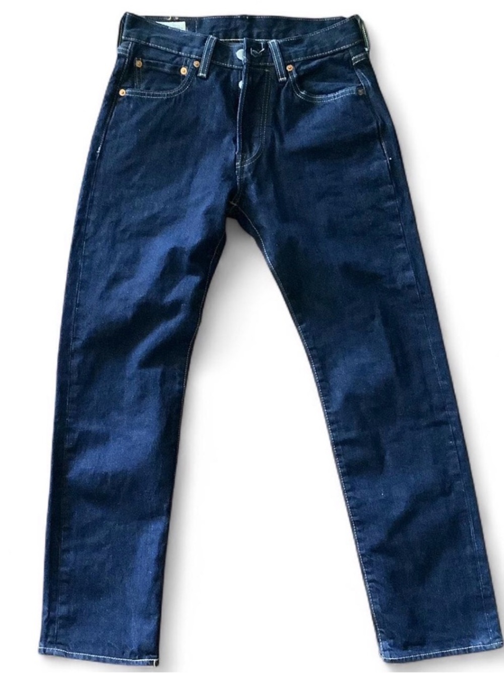 Levi's Women's Dark Blue Straight Leg Jeans - Size 28